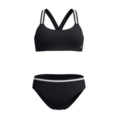 Front - Speedo Womens/Ladies Vanquisher Performance Two-Piece Swimsuit