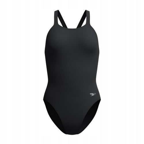 Front - Speedo Womens/Ladies Solid Endurasoft Leaderback One Piece Swimsuit