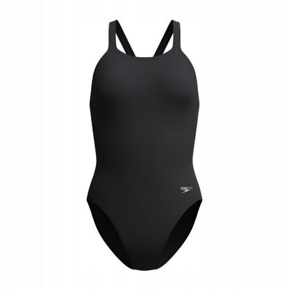 Front - Speedo Womens/Ladies Solid Endurasoft Leaderback One Piece Swimsuit