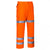 Front - Portwest Mens Triple Band Hi-Vis Work Trousers