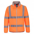 Front - Portwest Mens Eco Friendly Hi-Vis Safety Fleece Jacket