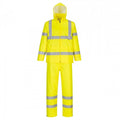 Front - Portwest Unisex Adult Hi-Vis Packaway Rain Suit
