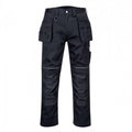 Front - Portwest Mens PW3 Cotton Holster Pocket Work Trousers