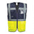 Front - Portwest Mens Paris Contrast Hi-Vis Vest