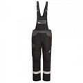 Front - Portwest Mens WX3 Flame Resistant Bib And Brace Trouser