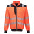 Front - Portwest Mens PW3 Hi-Vis Full Zip Safety Sweatshirt
