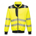Front - Portwest Mens PW3 Hi-Vis Full Zip Sweatshirt