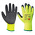Front - Portwest Unisex Adult A140 Thermal Latex Grip Gloves