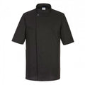 Front - Portwest Mens Surrey Short-Sleeved Chef Jacket