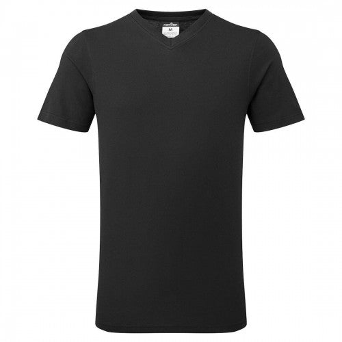 Front - Portwest Mens Cotton V Neck T-Shirt