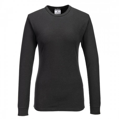 Front - Portwest Womens/Ladies Thermal Long-Sleeved T-Shirt