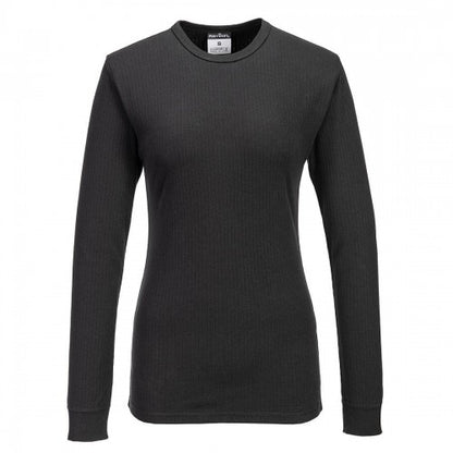 Front - Portwest Womens/Ladies Thermal Long-Sleeved T-Shirt