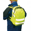 Yellow - Front - Portwest Hi-Vis Backpack