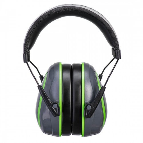 Front - Portwest HV Extreme Low Clip-On Ear Defenders