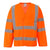 Front - Portwest Mens Band and Brace Hi-Vis Long-Sleeved Safety Jacket