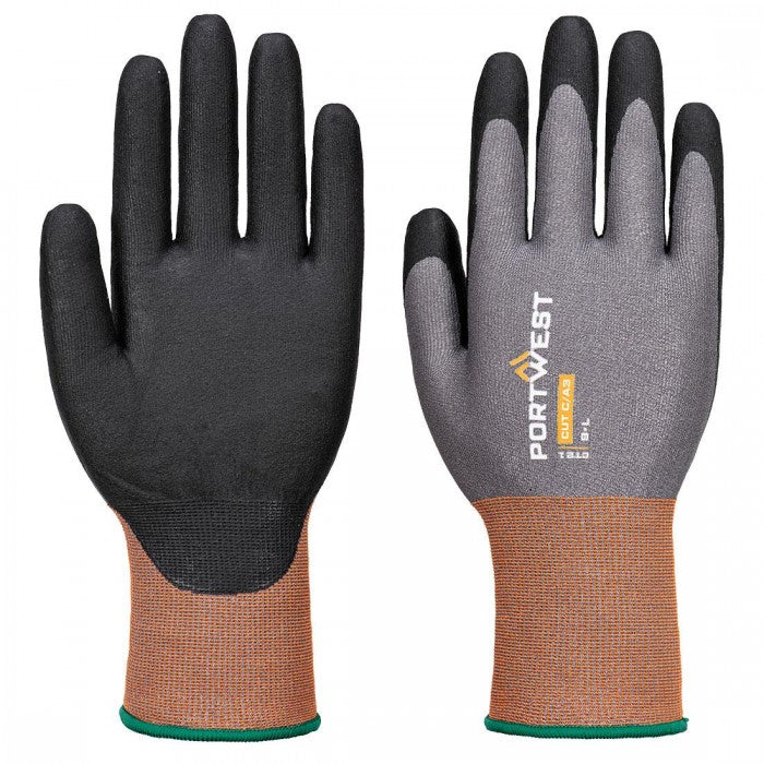 Front - Portwest Unisex Adult CT21 - CT Cut C Nitrile Safety Gloves