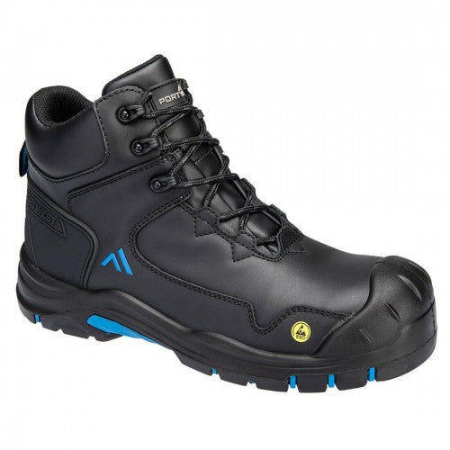 Front - Portwest Unisex Adult Action Leather Composite Toecap Mid Boots