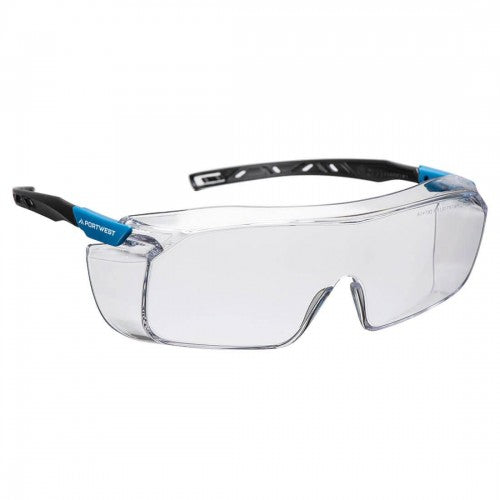 Front - Portwest Top OTG Safety Glasses