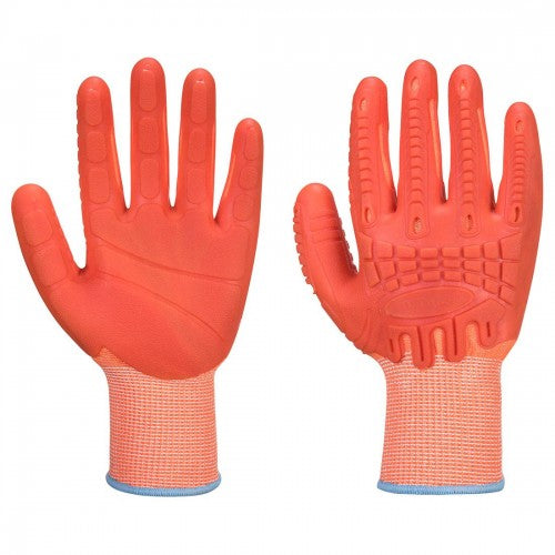Front - Portwest Unisex Adult Supergrip Impact Resistant Cut Resistant Gloves