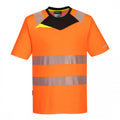 Front - Portwest Mens DX4 Hi-Vis Safety T-Shirt