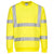 Front - Portwest Mens Eco Friendly Hi-Vis Sweatshirt