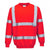 Front - Portwest Mens Hi-Vis Sweatshirt