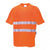 Front - Portwest Mens Hi-Vis Comfort Safety T-Shirt
