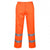 Front - Portwest Mens Polycotton Hi-Vis Safety Work Trousers