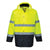 Front - Portwest Mens Contrast Lite Hi-Vis Traffic Jacket