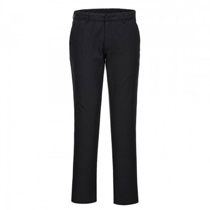 Front - Portwest Mens Chino Stretch Slim Trousers
