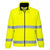 Front - Portwest Mens Essential Fleece Hi-Vis Coat