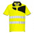 Front - Portwest Mens PW2 Cotton Hi-Vis Polo Shirt