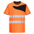 Front - Portwest Mens PW2 Cotton High-Vis Safety T-Shirt
