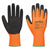 Front - Portwest A340 Hi-Vis Latex Grip Gloves