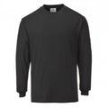 Front - Portwest Mens Flame Resistant Anti-Static Long-Sleeved T-Shirt