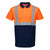 Front - Portwest Mens Contrast Hi-Vis Polo Shirt