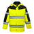 Front - Portwest Mens Classic Contrast Hi-Vis Winter Jacket