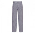 Front - Portwest Unisex Adult Barnet Checked Chef Trousers