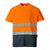Front - Portwest Mens Contrast Hi-Vis Comfort Safety T-Shirt