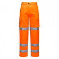 Front - Portwest Mens Hi-Vis Safety Work Trousers