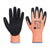 Front - Portwest Unisex Adult A646 Vis-Tex HR Nitrile Cut Resistant Gloves