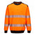 Front - Portwest Mens PW3 Hi-Vis Safety Sweatshirt