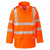 Front - Portwest Mens Hi-Vis Sealtex Flame Hi-Vis Reflective Jacket