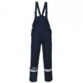 Front - Portwest Unisex Adult Bizflame Plus Bib And Brace Trouser