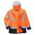 Front - Portwest Mens Hi-Vis 4 In 1 Safety Traffic Jacket