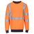 Front - Portwest Mens Flame Resistant Hi-Vis Safety Sweatshirt