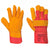 Front - Portwest Unisex Adult A225 Fleece Lined Leather Rigger Gloves