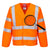 Front - Portwest Mens Hi-Vis Flame Resistant Anti-Static Safety Jacket