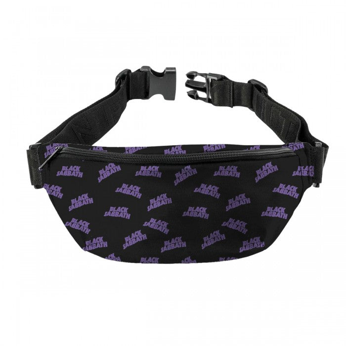 Front - RockSax Black Sabbath Logo Bum Bag