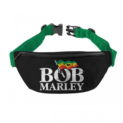 Front - RockSax Flag Bob Marley Waist Bag